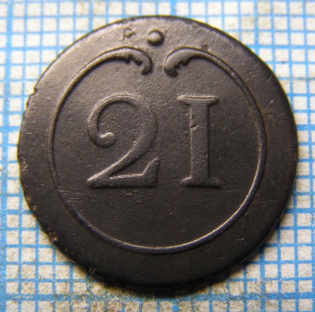 guzik napoleoński - nr. 21, mały