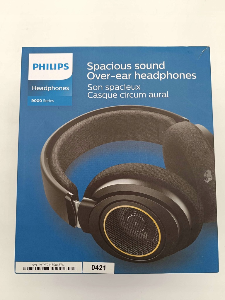 Słuchawki nauszne Philips SHP9600/00, słuchawki dla dorosłych z 3m kablem