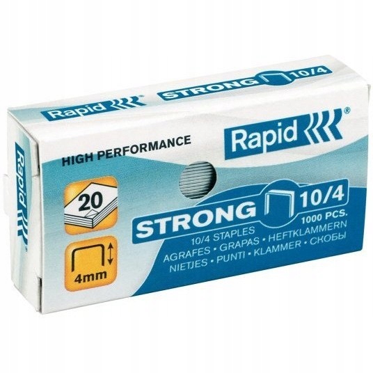 Zszywki RAPID Strong 10/4 1M 24870800