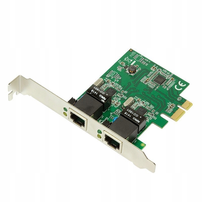 Logilink PC0075, 2-portowa karta sieciowa Gigabit PCI Express Logilink 2 x