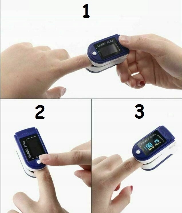  Пульсоксиметр на палец для измерения кислорода в крови: отзывы .