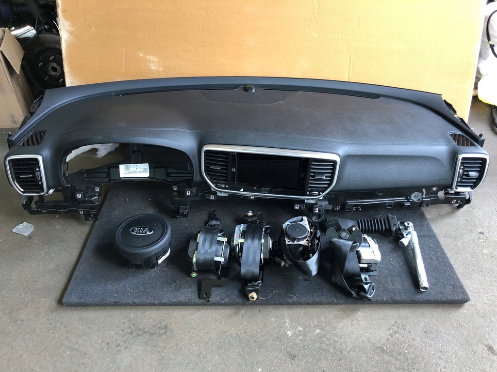 KIA SPORTAGE IV LIFT KONSOLA AIRBAG PASY ORYGINAŁ - 12462680496 ...