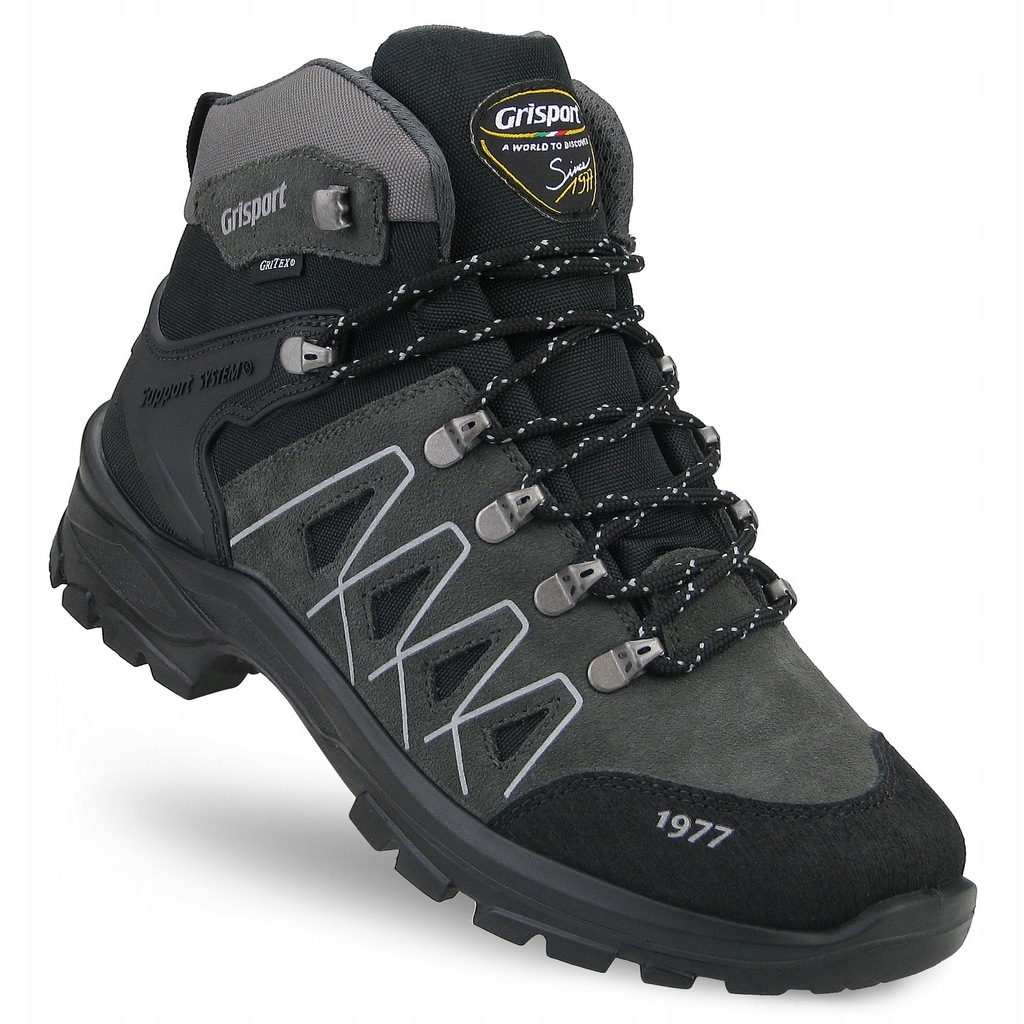 Buty TREKKINGOWE męskie wysokie TREKINGI w góry membrana GRISPORT skóra 41