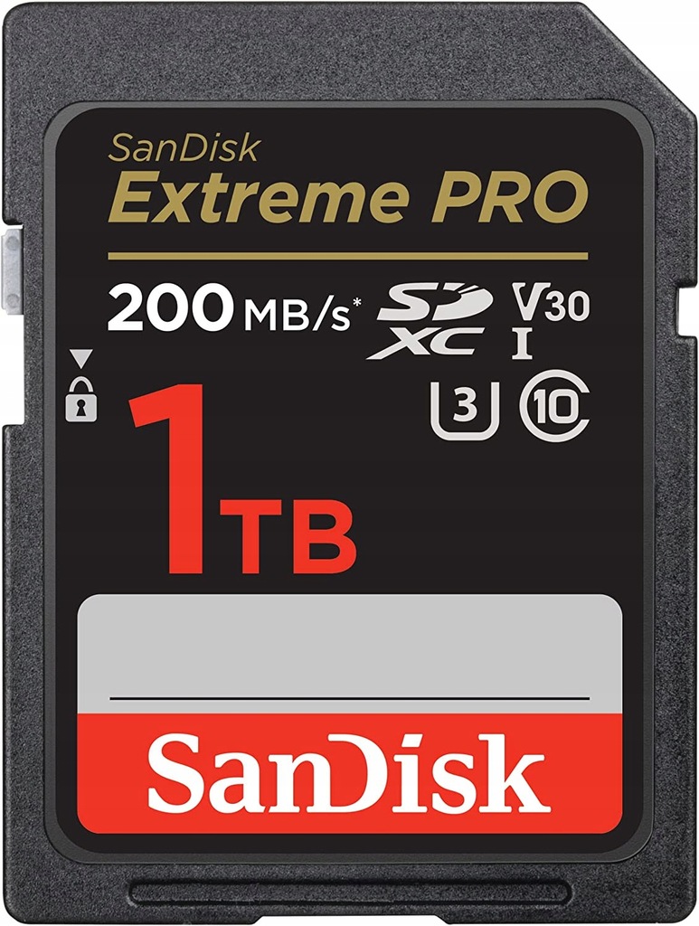 SanDisk SDXC 1TB Extreme Pro 200/140 MB/s V30 UHS-