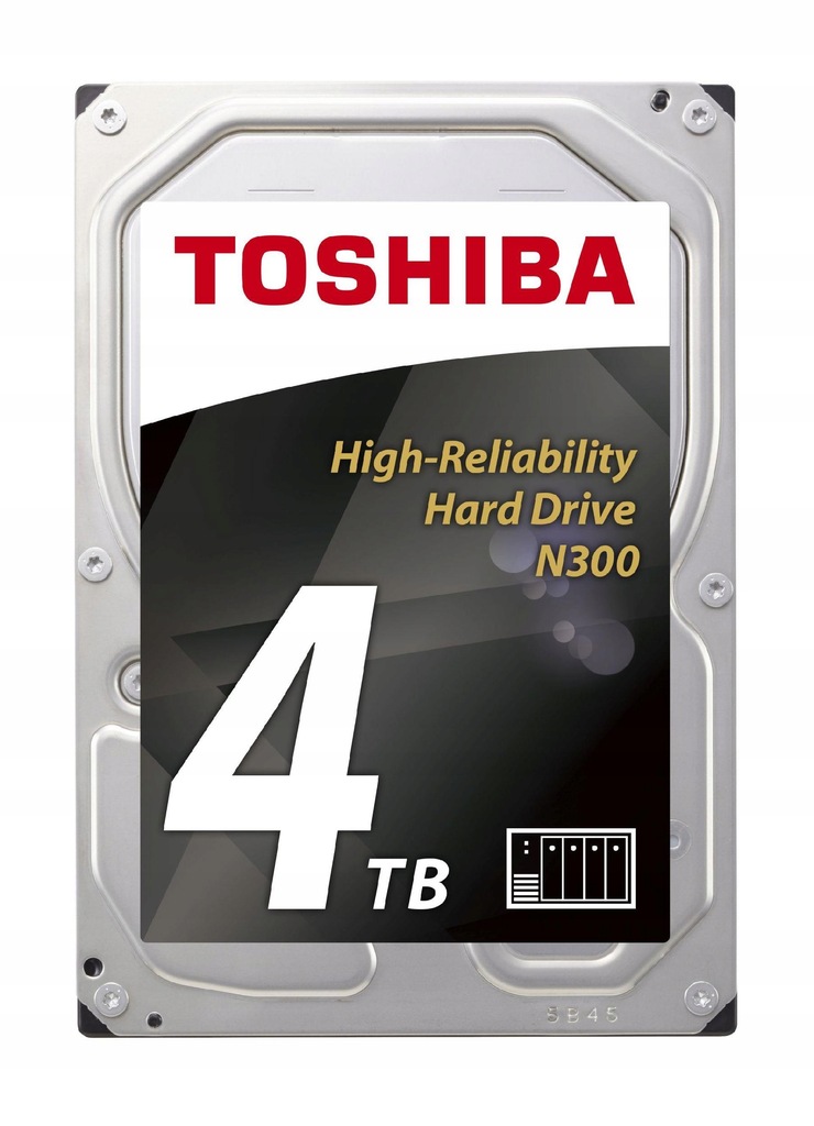 Dysk Toshiba N300 4 TB - SATA - 3.5 HDWQ140UZSVA