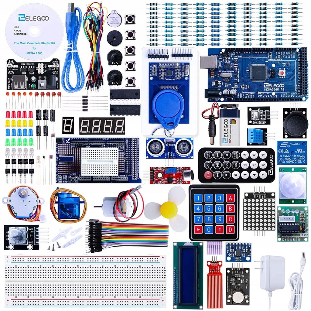 Projekt Elegoo Mega 2560 Zestaw startowy Arduino
