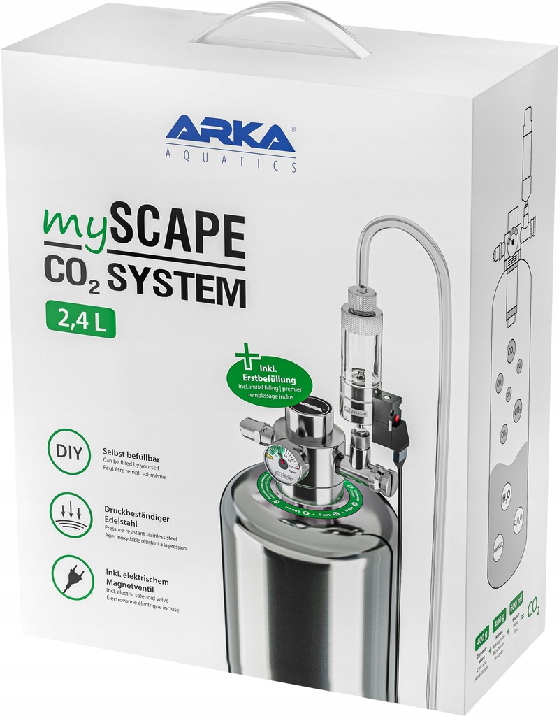 ARKA MYSCAPE CO2 SET M 2,4L ZESTAW CO2