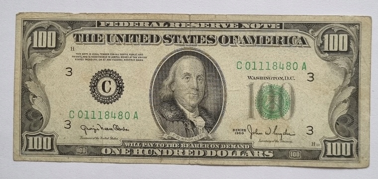 100 dolarów 1950