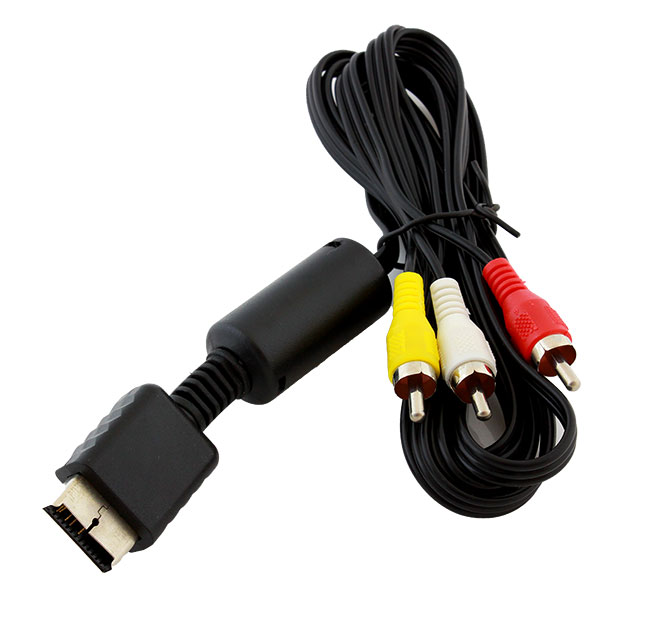 KABEL AV 3x CHINCH RCA DO KONSOLI PS PS2 PS3 PSX