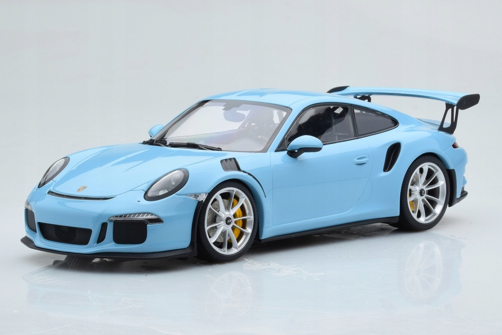 【メーカー包装済】 Porsche 911 1 Minichamps Wheels Matt With Blue RS GT3 991.1 ミニカー