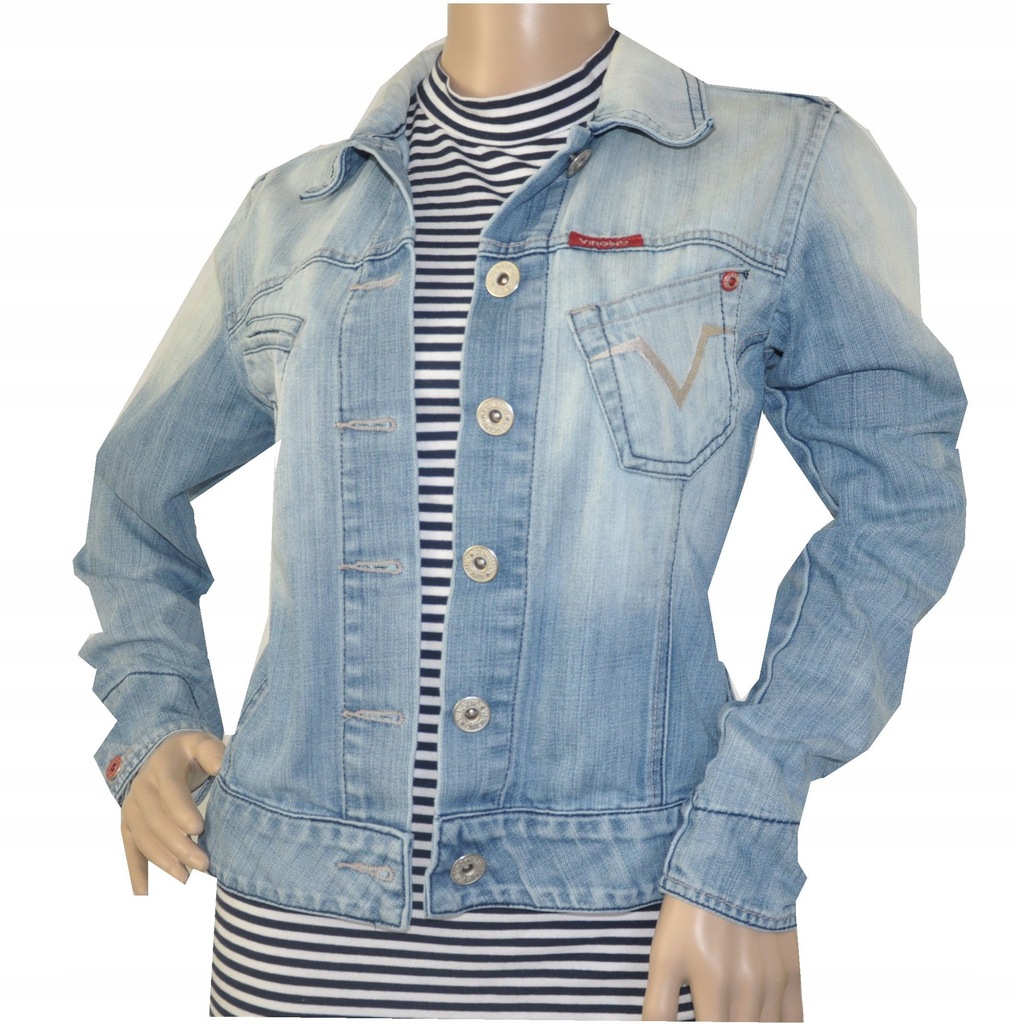 VINGINO bluza jeansowa vintage niebieska S 36