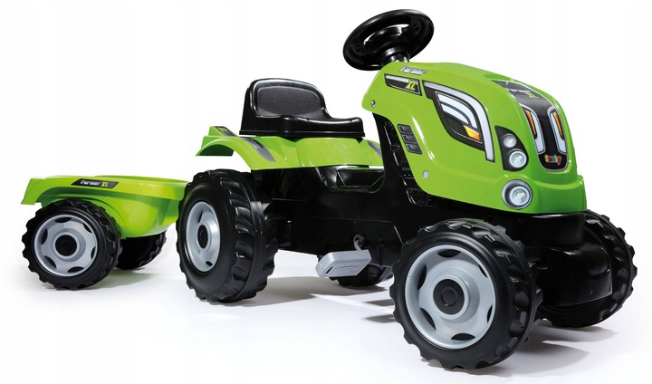 Smoby Traktor Farmer XL Przyczepa zielony 710108