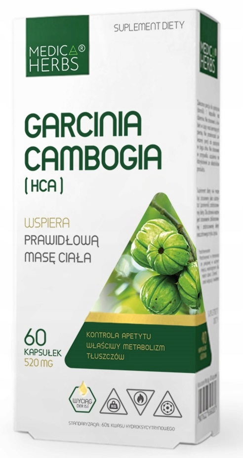 Medica Herbs GARCINIA CAMBOGIA HCA 60 Kapsułek