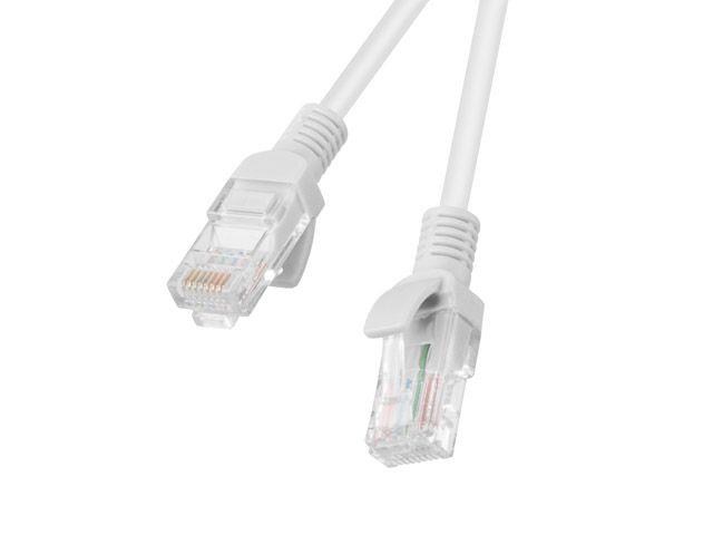 Kabel krosowy patchcord F/UTP kat.5e 1m szary PCF5-10CC-0100-S