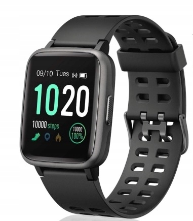 ZEGAREK FITFORT ID205 SMARTWATCH SPORTOWY CZARNY
