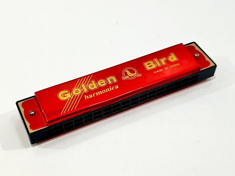 Golden cheap bird harmonica