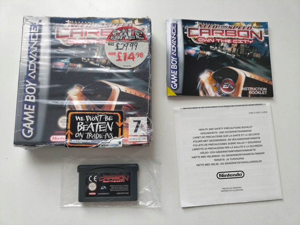 NEED FOR SPEED OWN THE CITY GBA GAME BOY ADVANCE