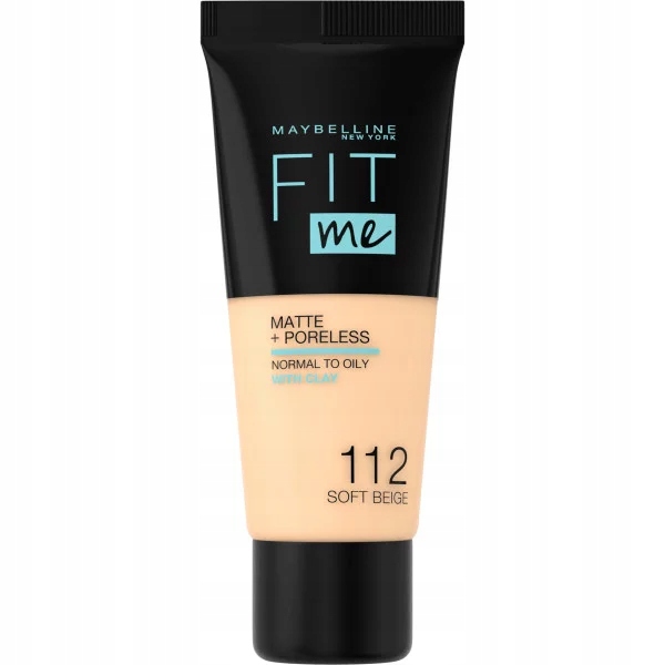 Maybelline Fit Me Matte Poreless Foundation matujący podkład do twarzy 112