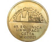 2 zł 2009 65. rocznica likwidacji getta w Łodzi