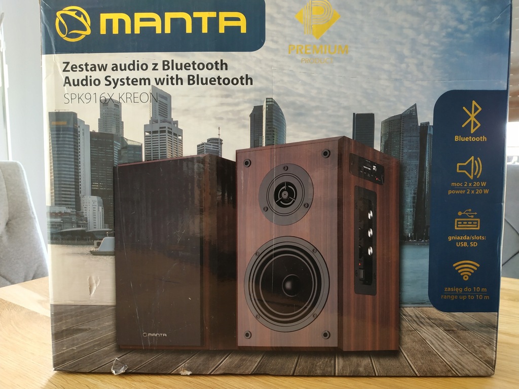 Zestaw głośników Bluetooth - Manta SPK916X KREON