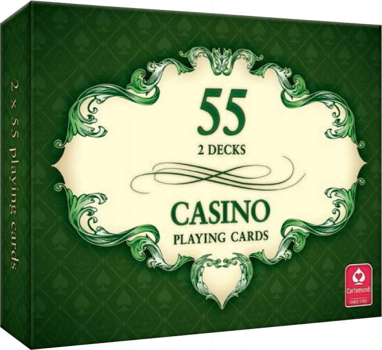 CASINO - karty do gry 2 x 55 kart Cartamundi