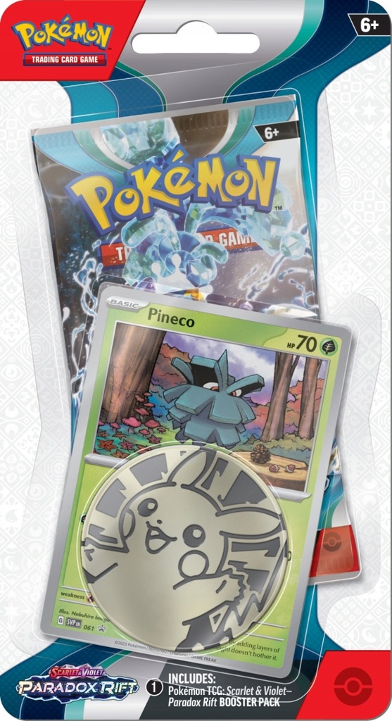 Pokemon TCG: Paradox Rift Checklane Blister - Pineco