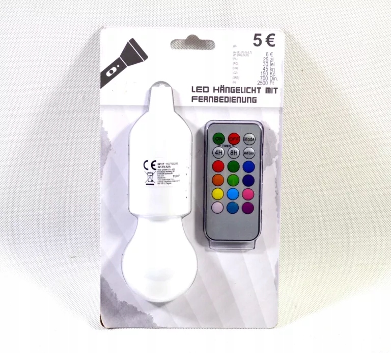 LAMPKA DO ZAWIESZENIA LED Z PILOTEM