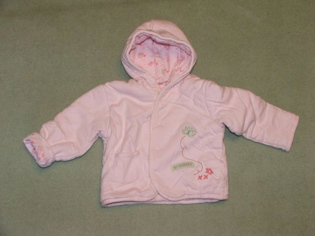 Bluza bawełniana dwustronna 6-9m M&S