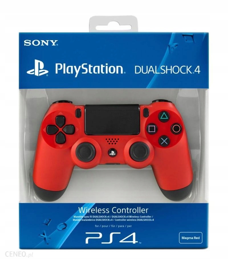 [PL] DualShock4 DS4 PS4 KONTROLER PAD Czerwony