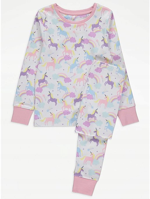 GEORGE piżama bawełniana Unicorn 110-116