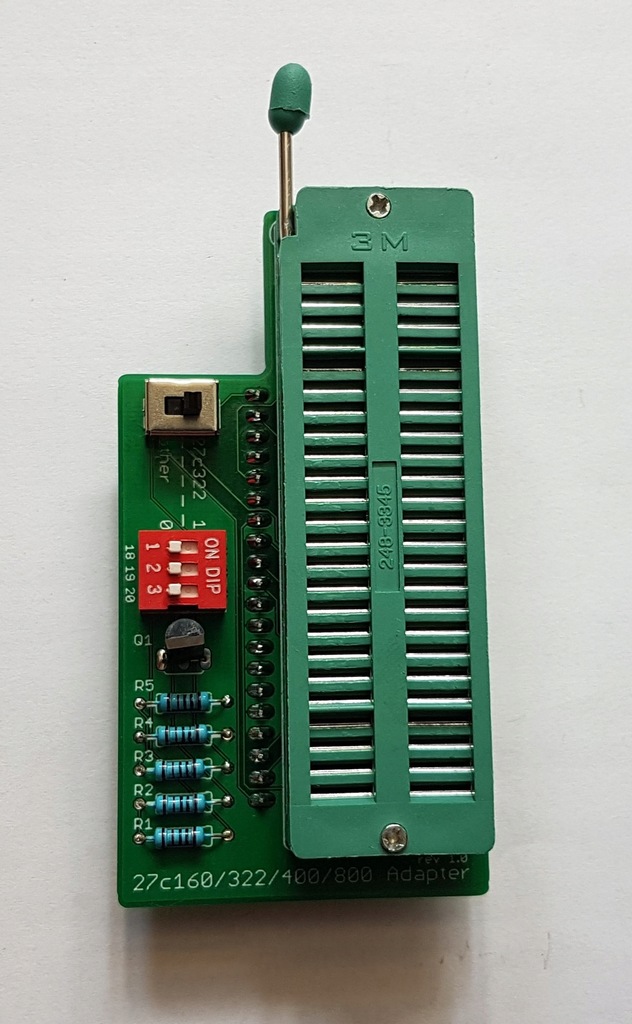 DIP42 EPROM M27C160 pcb Adapter TL866 II Amiga