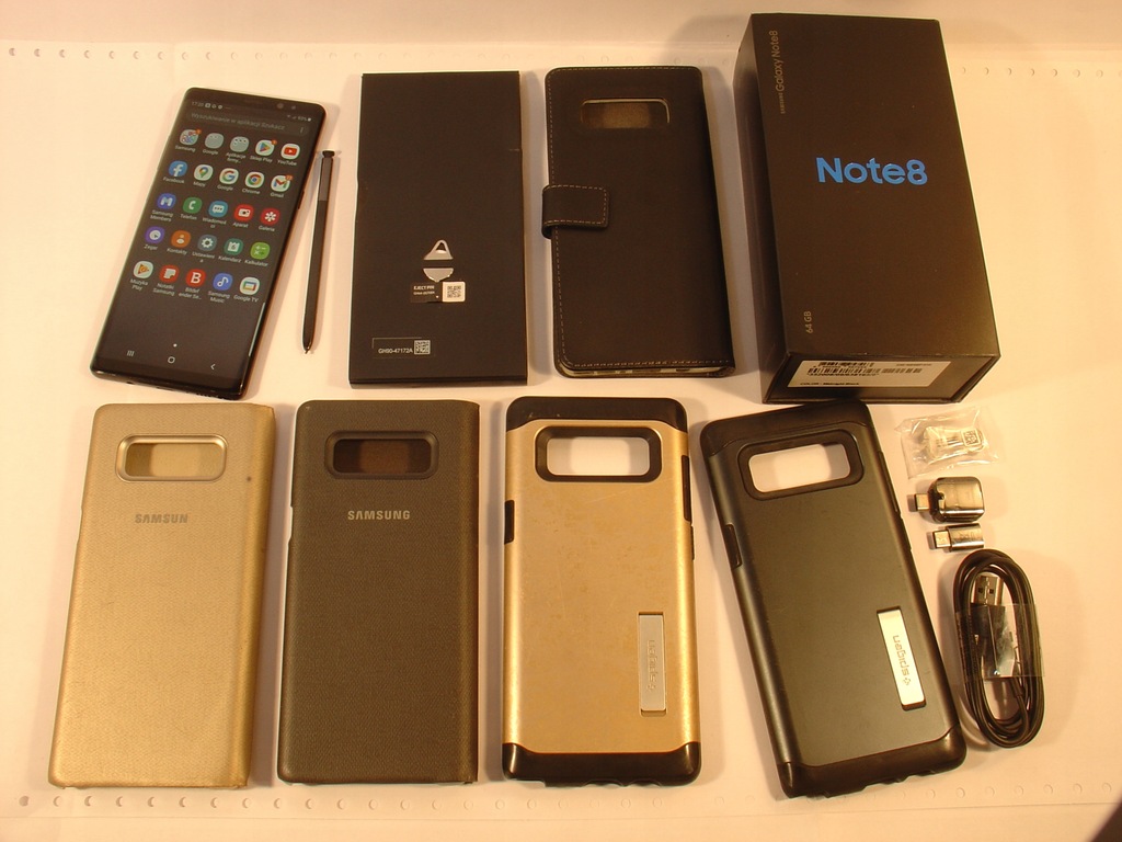 Samsung Galaxy NOTE 8 64GB / 6GB SM-N950F/DS UŻYWANY - zestaw