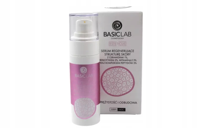 BASICLAB SPRĘŻYSTOŚĆ I ODBUDOWA 30 ML SERUM REGENERUJĄCE