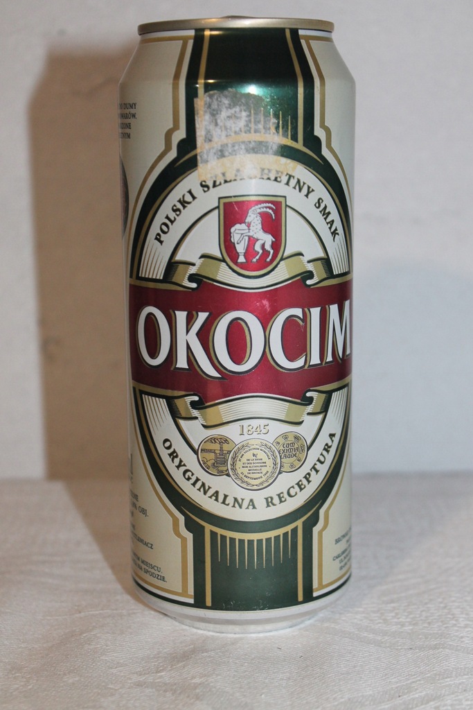 Puszka po piwie Okocim 2004 rok