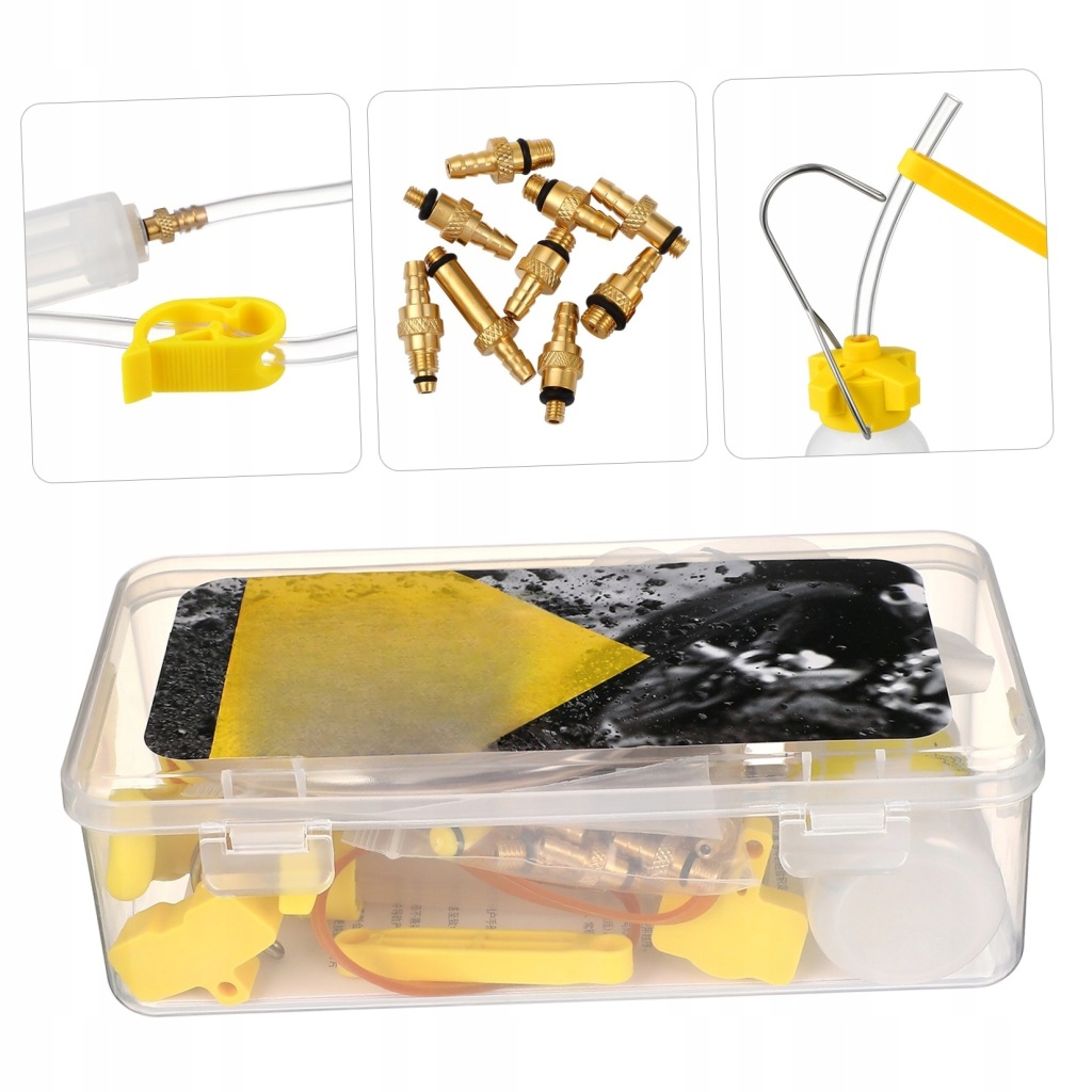 ZESTAW DO ODPOWIETRZANIA HAMULCÓW ROWEROWYCH HYDRAULICZNYCH