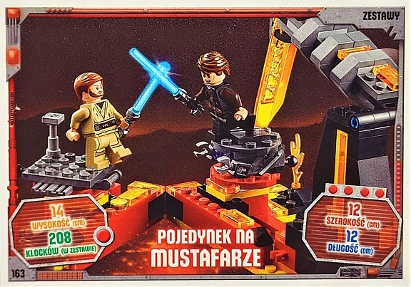 LEGO STAR WARS KARTA Zestawy - Seria 3 nr 163