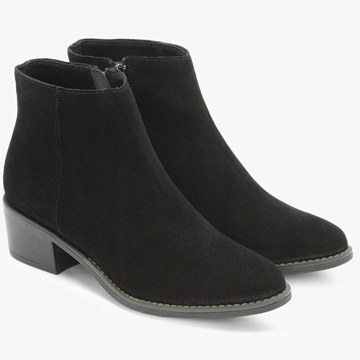 Ryłko 4LVS8 X 46 czarny r.39 botki welur Inez