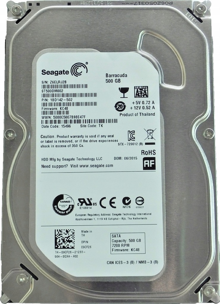 Seagate ST500DM002 500,00 SATA III 3,5"