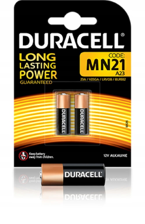 2X BATERIA DURACELL MN21 A23 12V L1028 V23GA