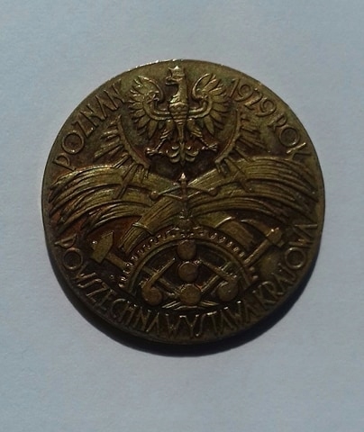 MEDAL I KRAJOWEJ WYSTAWY 1928 ROK- RARYTAS