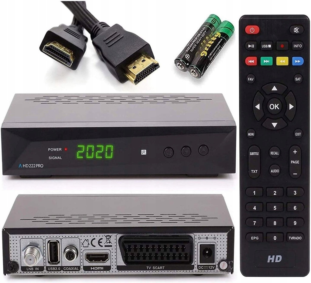 Tuner DVB-S2 Anadol HD 222 Pro