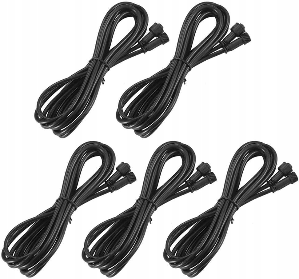 5x Przedłużacz 4PIN 1M do oświetlenia tarasu RGB do wpuszczanych lamp LED R