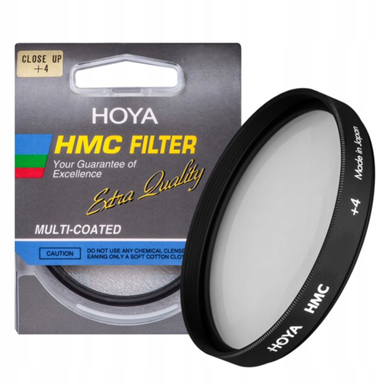 Filtr Hoya CLOSE-UP +4 HMC IN SQ.CASE 62 MM