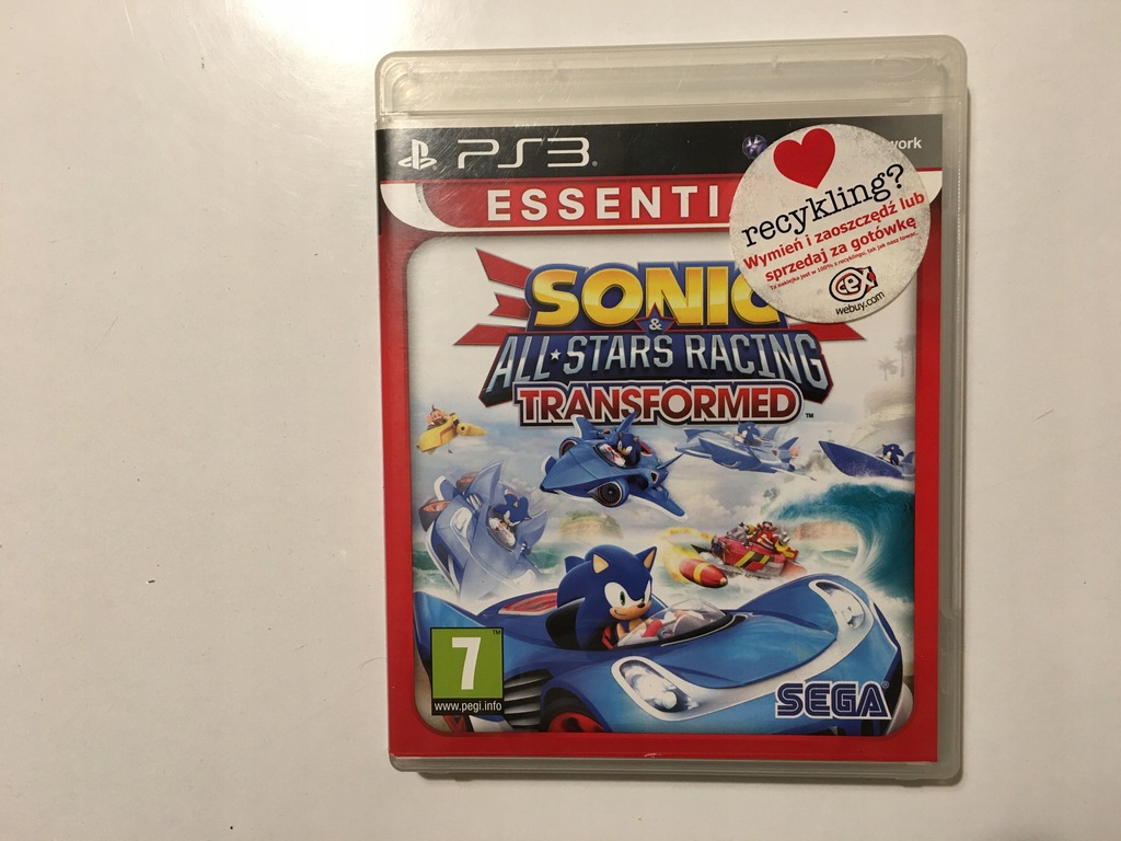 Sonic & All-Stars Racing Transformed ENG PS3