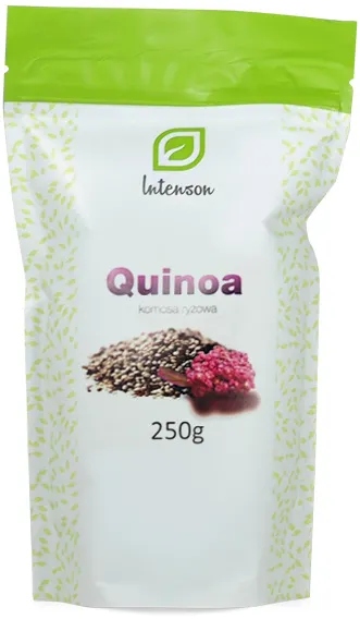 INTENSON QUINOA KOMOSA RYŻOWA BIAŁA 250G DLA WEGAN I WEGETARIAN