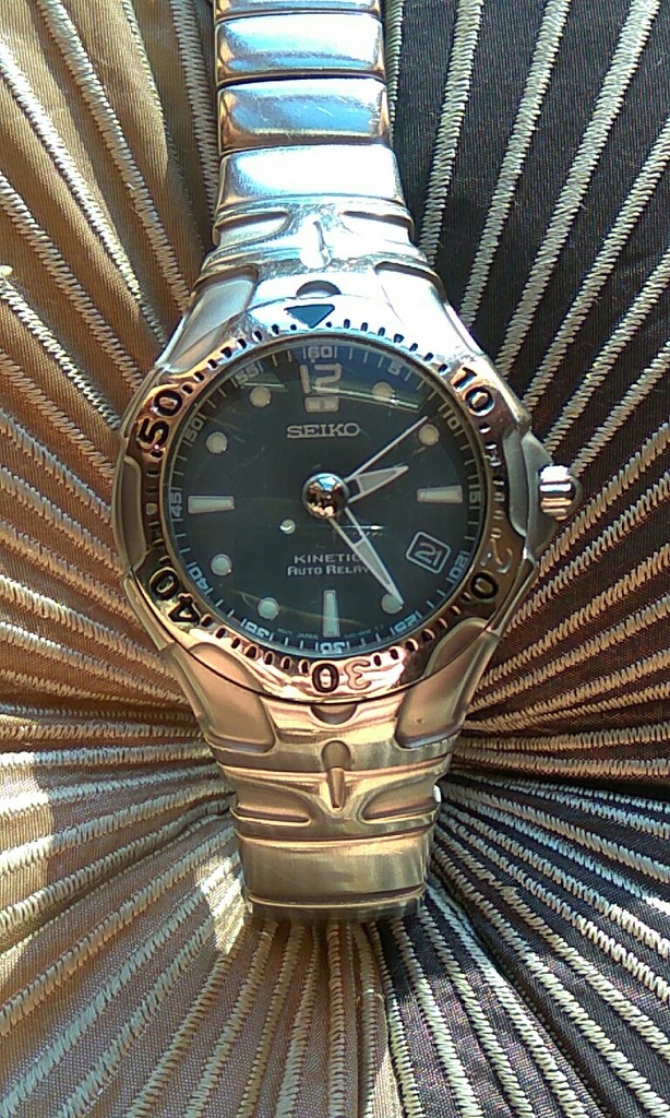 セイコー キネティック AUTO RELAY 5J22-0AA0 オートクォーツ セイコー/キネティックオートリレー/型番：5J22-0A50/オート