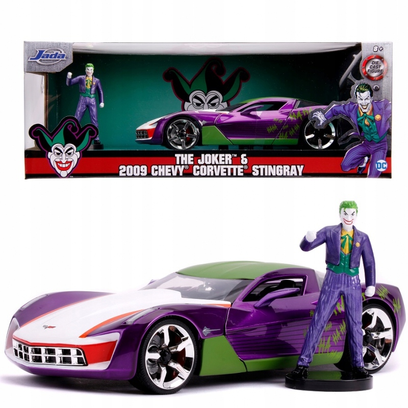 Samochód Chevy Corvette Stingray Figurka 1:24 JADA Joker