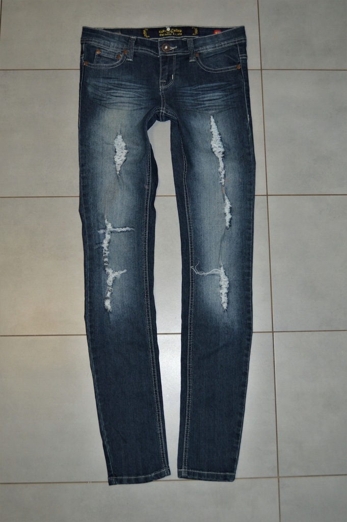 DENIM _ Elastyczne Jeansy _ Skinny _ 38 _ JAK NOWE