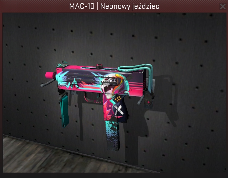 MAC-10 NEONOWY JEŹDZIEC Neon Rider