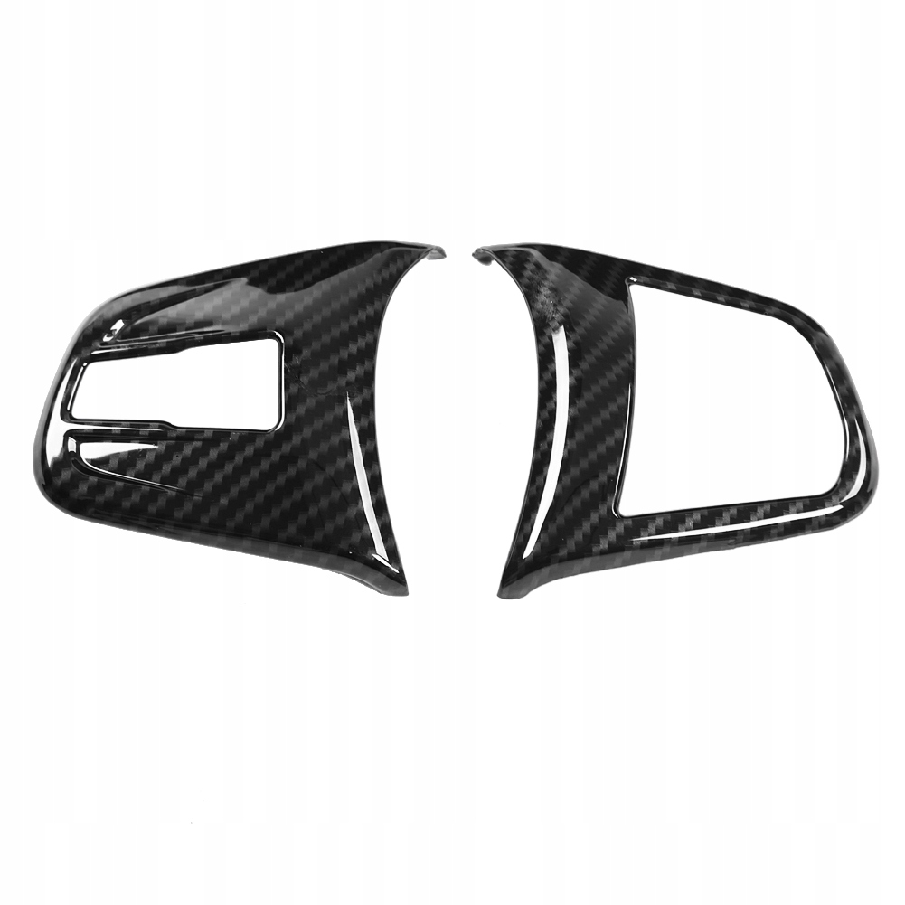 2 szt. Osona kierownicy z wókna węglowego w stylu wnętrza samochodu TV